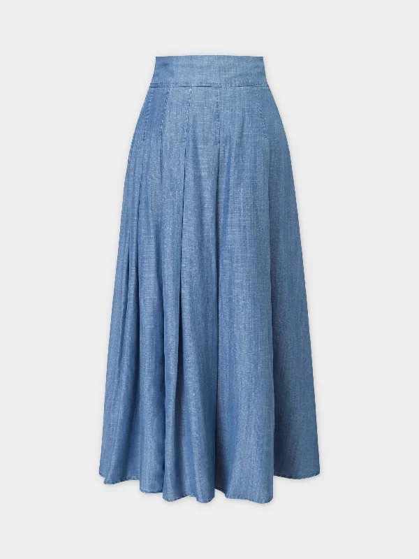 pleated-denim-maxi-skirt-blue-chambray-seamed-fame-24001254