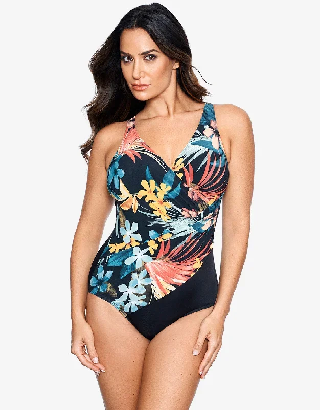 Plumeria Oceanus Swimsuit - Multi