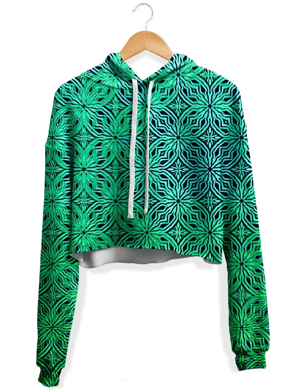 Psy Mosik Foam Fleece Crop Hoodie