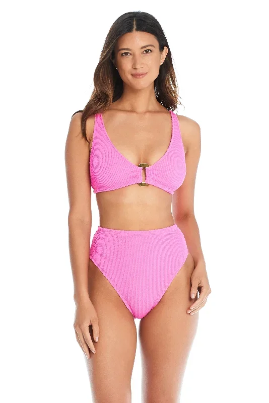 Pucker Up Bikini Bra Top with Removable Cups