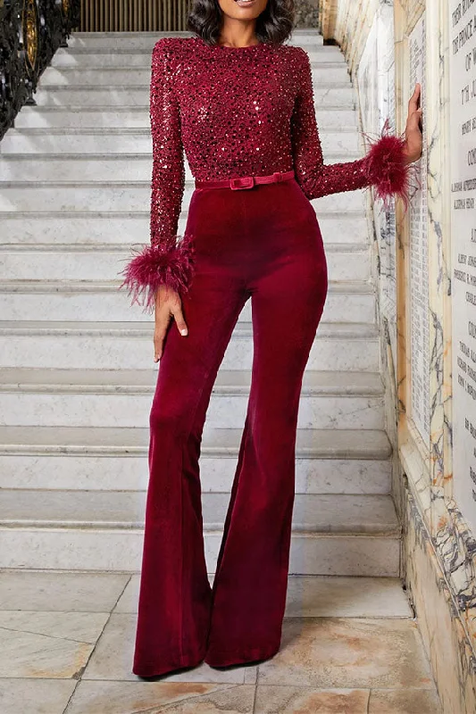 ready-for-vegas-feather-detail-trim-sequin-jumpsuit