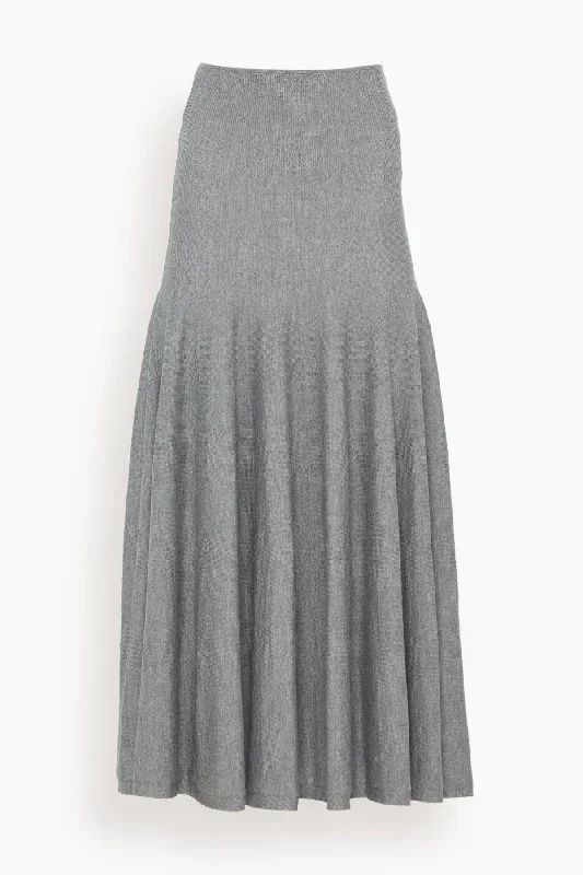 Remino Skirt in Heather Grey