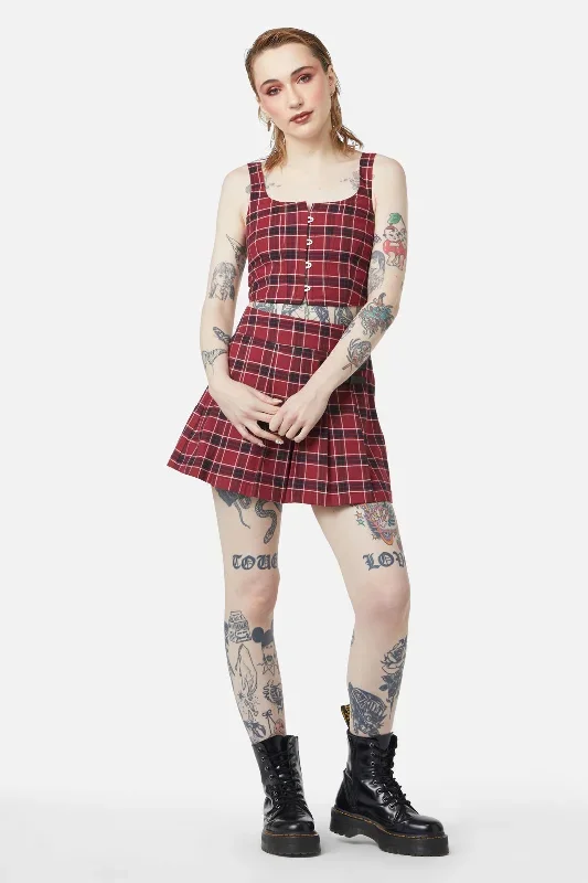 revenge-tartan-skort