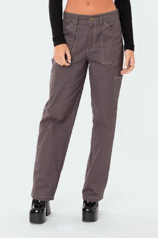 Ada Low-Rise Cargo Pants