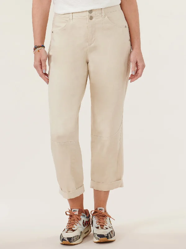 ""Ab""solution® Skyrise Pleat Front Tapered Utility Pants