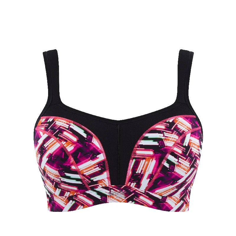 Panache Underwire Sports Bra In Neon Light