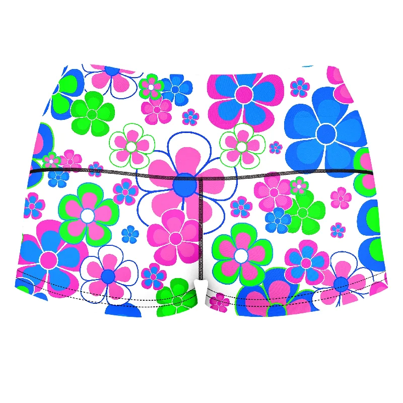 spring-in-bloom-high-waisted-womens-shorts