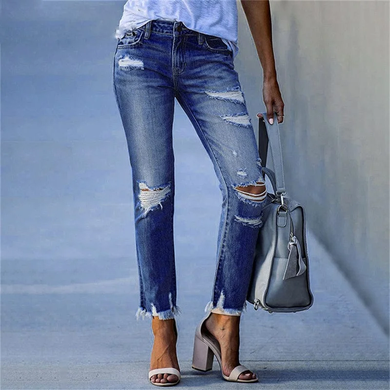 stretch-ripped-distressed-skinny-mid-waist-denim-pants