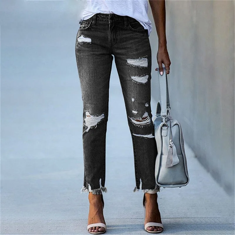 stretch-ripped-distressed-skinny-mid-waist-denim-pants