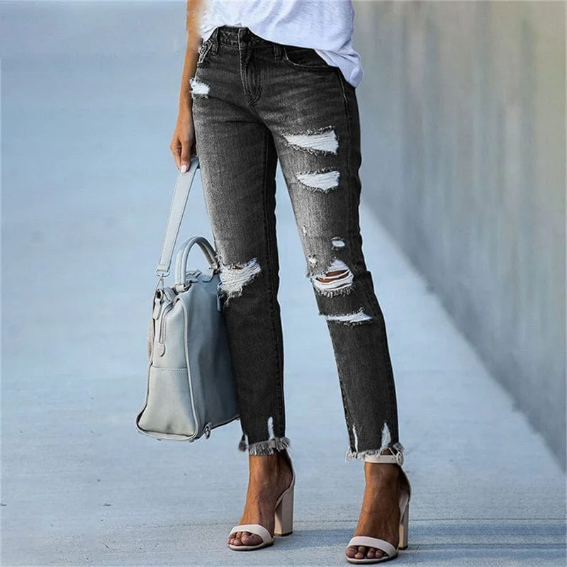 stretch-ripped-distressed-skinny-mid-waist-denim-pants