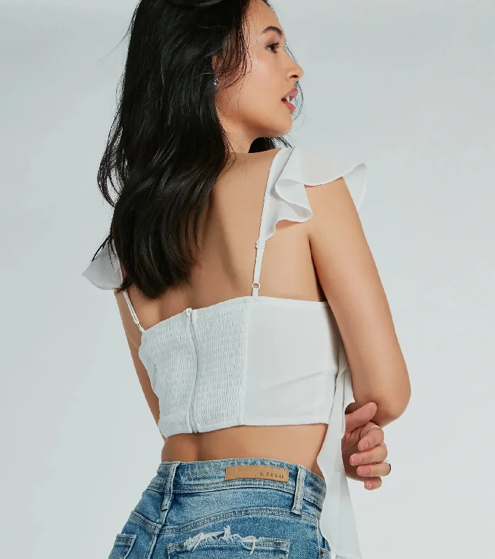 sweetest-look-ruched-and-ruffled-woven-crop-top-060032333012