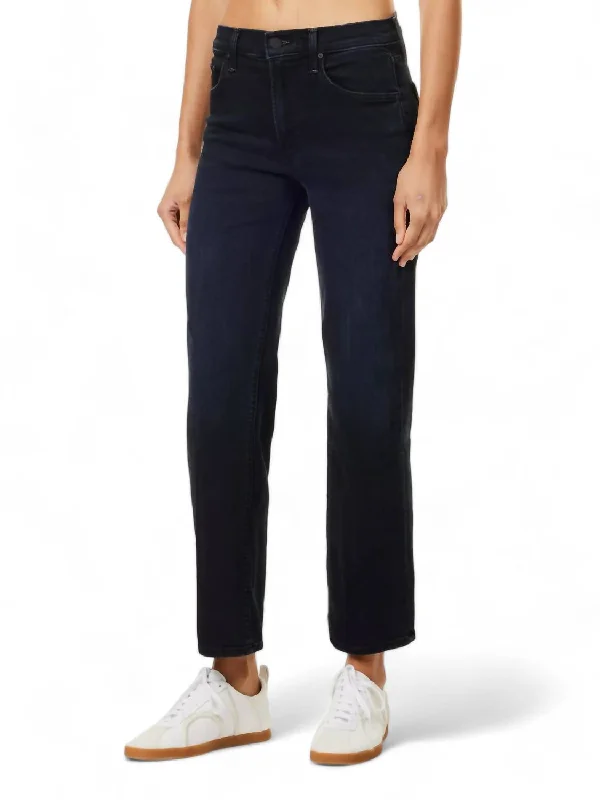 The Mid Rise Rambler Zip Ankle Jean In Night In Venice