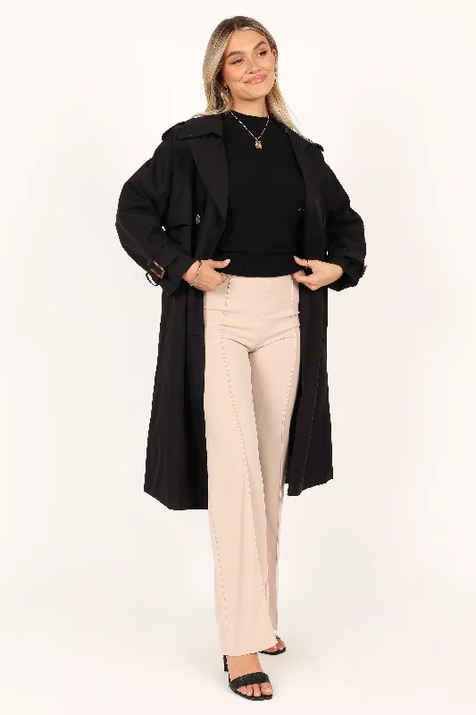 trina-button-front-trench-coat-black