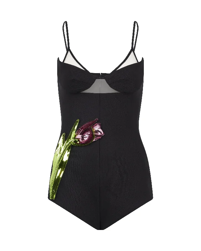 BLACK TULIP PLAYSUIT