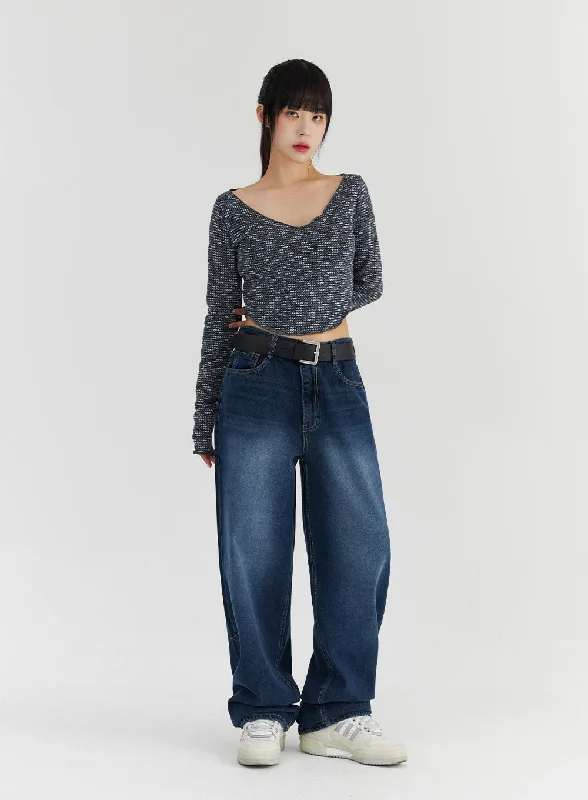 v-neck-long-sleeve-crop-top-co304