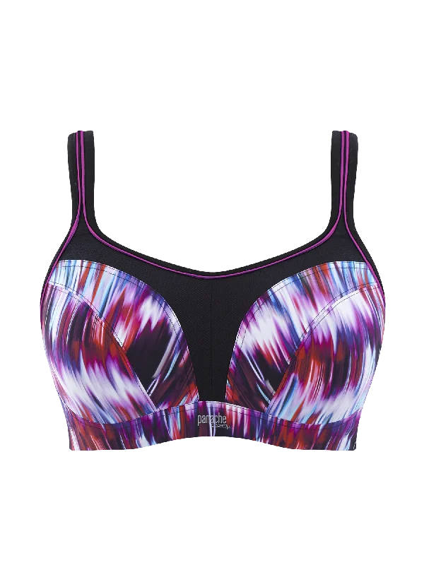 Panache Underwire Sports Bra in Digital Stripe