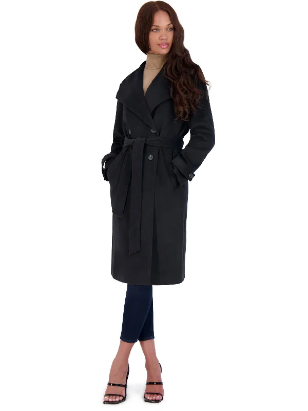 womens-faux-wool-belted-wrap-coat