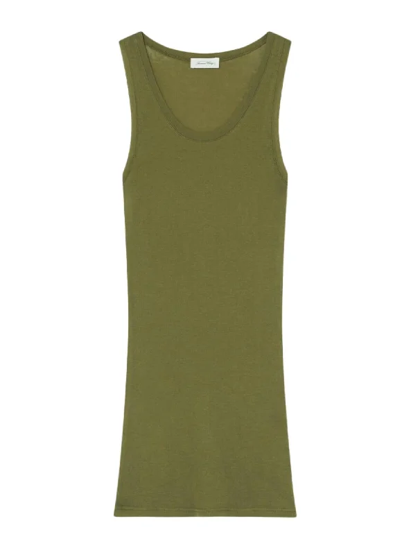 Women's Massachusetts Tank Top In Olive Vintage