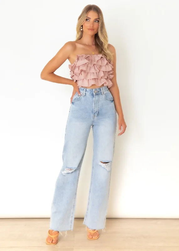 Yanis Crop - Blush