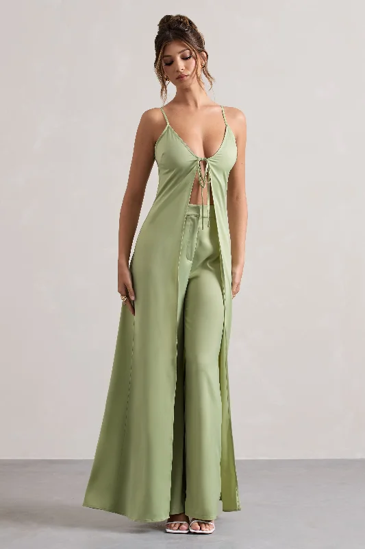 your-way-pale-green-satin-wide-leg-trousers-cl132286250