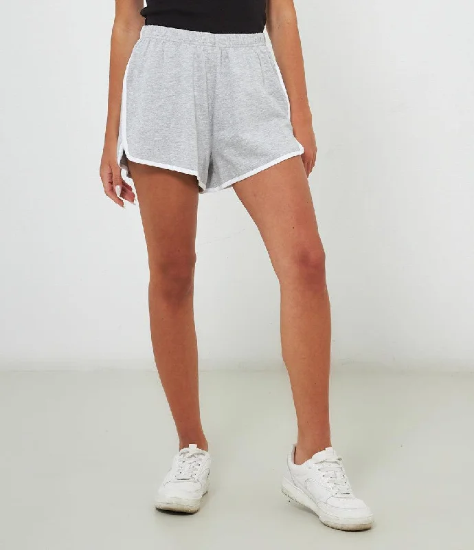 Shorts con fascia a contrasto